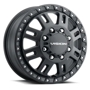 Vision Wheel HD – 408 MANX2 – Black – 16″x6″ 115mm – All weather Wheels – 408-6670SBF